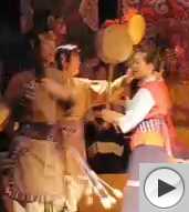 dongba dance in Lijiang