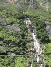 waterfall in Tiger Leaping Gorge